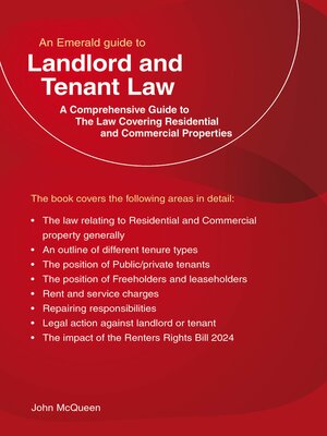 cover image of Emerald Guide to Landlord and Tenant Law